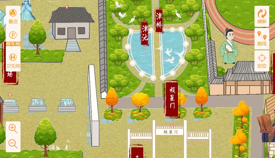 岳池手绘地图景区语音讲解导览系统：智慧景区建设的基石