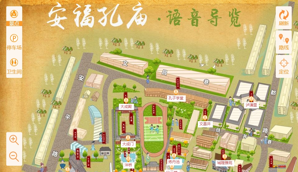 岳池手绘地图：智慧景区智能化服务的延伸